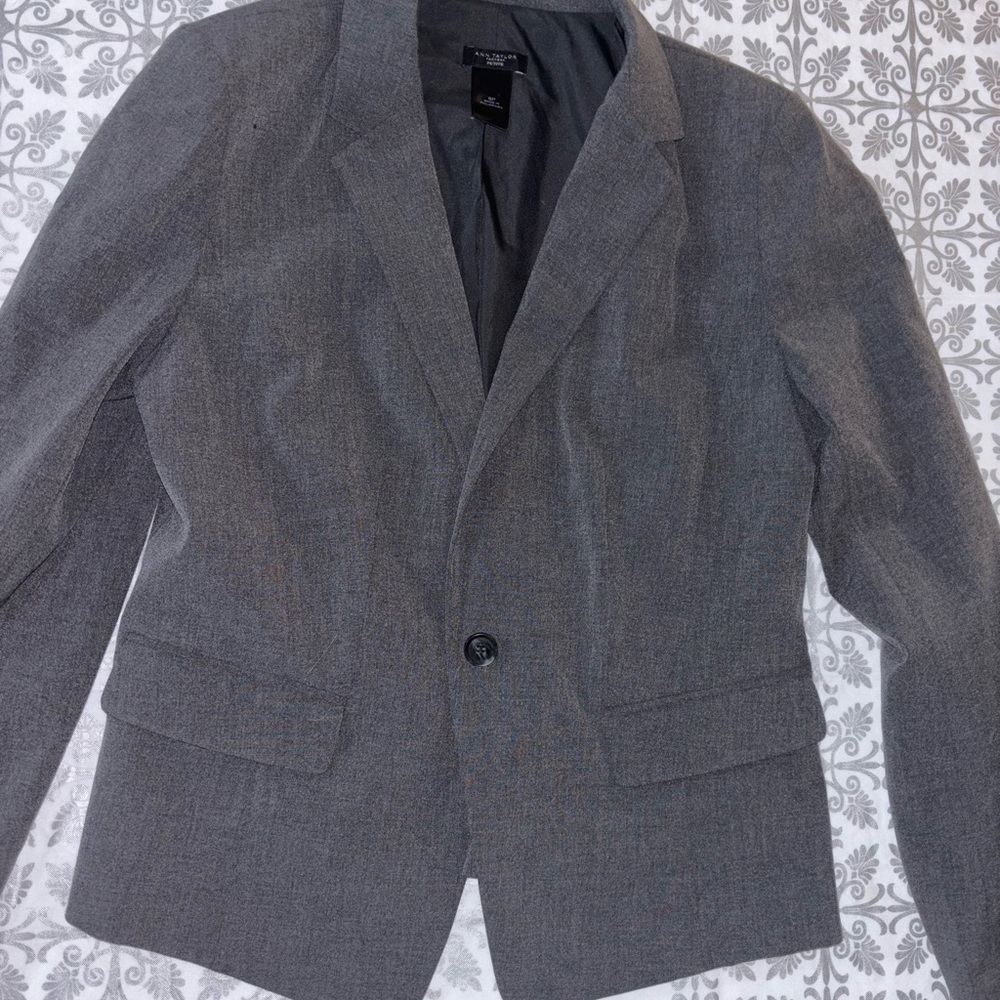 Ann Taylor Charcoal Blazer